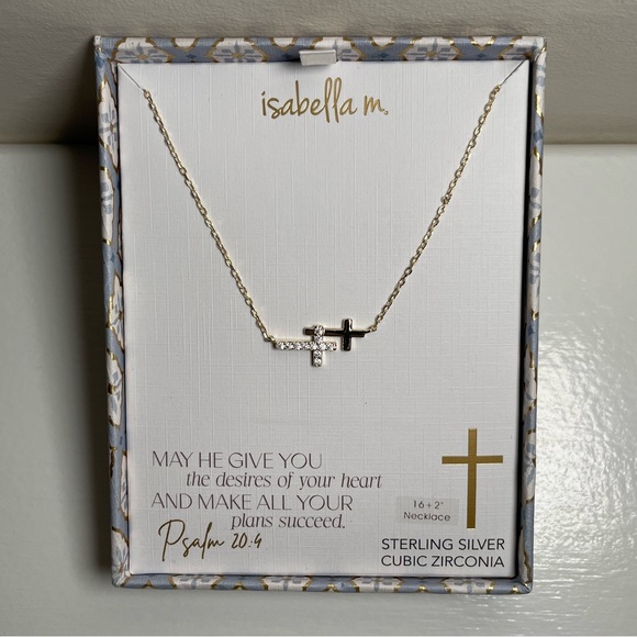 Isabella M Jewelry - Isabella M. Gold Cross Necklace